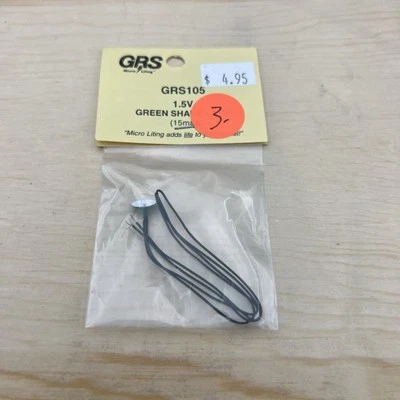 GRS Micro-Liting Mini Lightbulb With Green Shade #105 1.5 VDC - Image 1 of 4