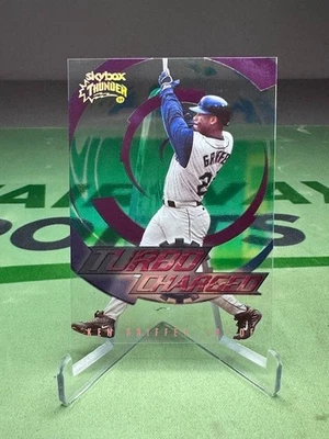 1999 Skybox Thunder Ken Griffey Jr. Turbo Charged Acetate RARE -Seattle Mariners - Image 1 of 2
