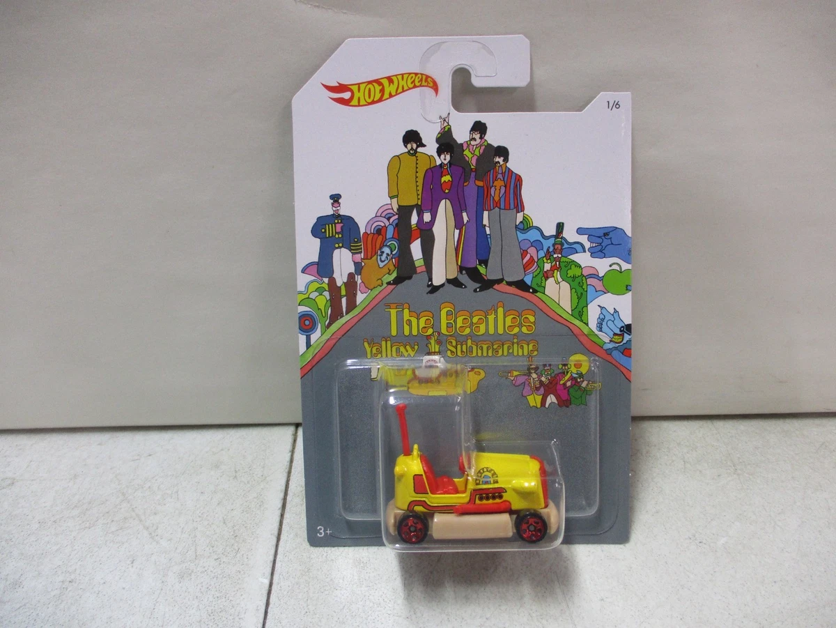 Hot Wheels The Beatles Yellow Submarine Contemporary Diecast Cars