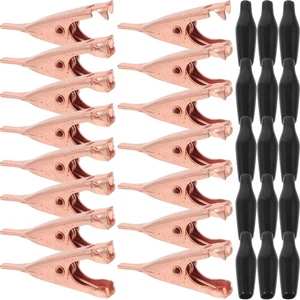 Pinzas de peluquería con clip de garra plana de 15 piezas mini abrazadera de metal pequeñas - Imagen 1 de 12