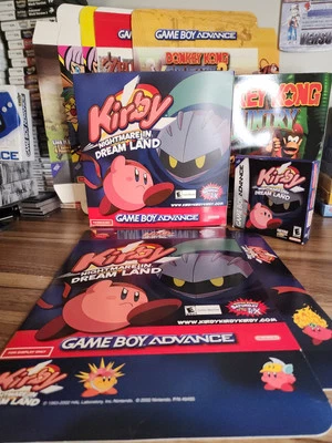 Kirby Nightmare Dreamland GBA Game Boy Store Promo Exhibición Solo Caja Grande no CIB Foto 1 de 4