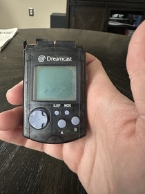 Sega Dreamcast HKT-7000 Smoke Black Visual Memory Unit VMU Original 