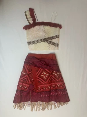 Disney принцесса Моана 2 приключения костюм для Хэллоуина 2 изделия девочек 4-6 x - Изображение 1 из 4