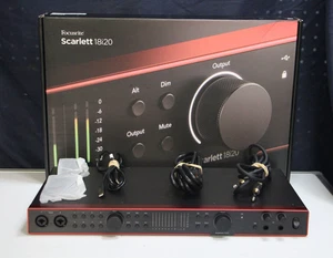 Focusrite Scarlett 18i20 4th Gen 18x20 USB-C Audio Interface - Picture 1 of 13