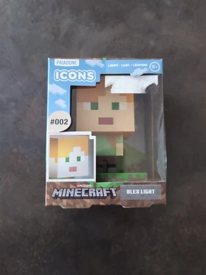 Minecraft Alex Icon Light Licht Lampe Ikone Nachttischlampe Leuchte - Bild 1 von 2