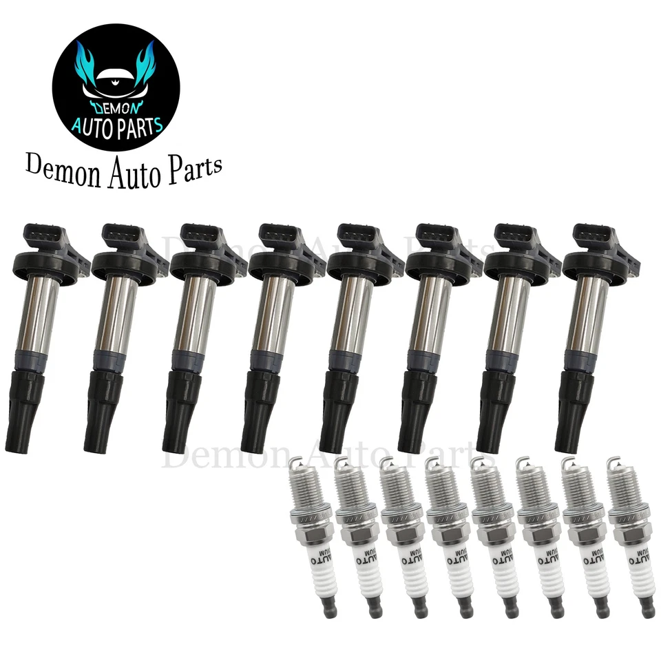 Bobina de encendido y bujía 8 piezas para Jaguar XJ8 2004-2009 4,2 L V8 ECZ-LR-000 Foto 1 de 4