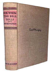 1940, 1st Edition, 1st Printing, FOR WHOM THE BELL TOLLS, by ERNEST HEMINGWAY - Picture 1 of 6