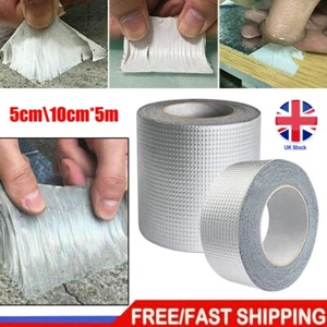UK Super Waterproof Tape Butyl Magic Leak Roof Pipe Repair Tape Adhesive Sealant - Picture 1 of 18