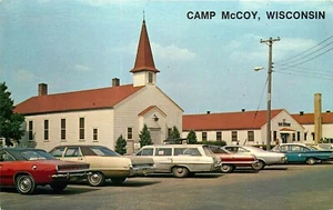 CHAPEL A CAMP MCCOY, WISCONSIN, VINTAGE POSTCARD - Picture 1 of 2