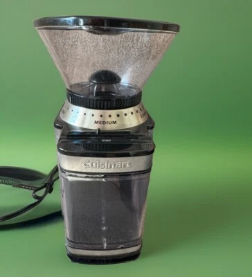 Molinillo de café automático Cuisinart DBM-8 acero inoxidable usado funcionando Foto 1 de 4