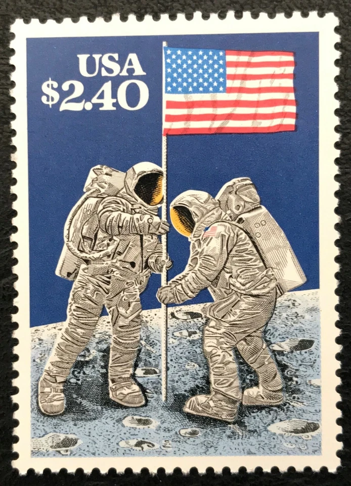 1989 Scott #2419 $2.40 - MOON LANDING 20TH ANNIVERSARY - Single Stamp - Mint NH - Image 1 of 1