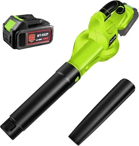 JOJR Cordless Leaf Blower for Lawn Care, Lightweight Battery Powered, Green - Picture 1 of 3