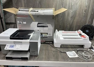 Lexmark Printer X9575 Thermal Inkjet Complete w Software 3 sealed ink Cartridges - Picture 1 of 10