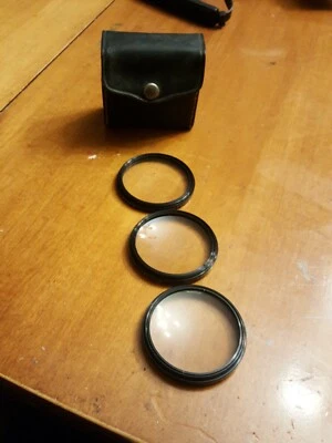 Set of 3 VIVITAR 49mm Close Up Lens No. 1, No. 2 & No. 3 with Box - Image 1 of 2