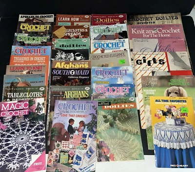 Lote de abrigos y folletos Clark 30 Annies Pattern Club Newsletter Crochet Magazine Foto 1 de 4