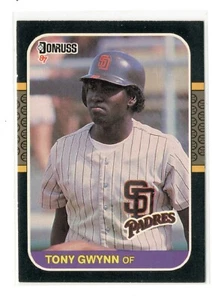 TONY GWYNN 1987 Donruss #64 HOF San Diego Padres Baseball Card - NRMT - Picture 1 of 2