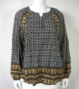 Neu mit Etikett 11.1. TYLHO Anthropologie Langarm Oberteil Bluse Größe S Small geblümt - Bild 1 von 11