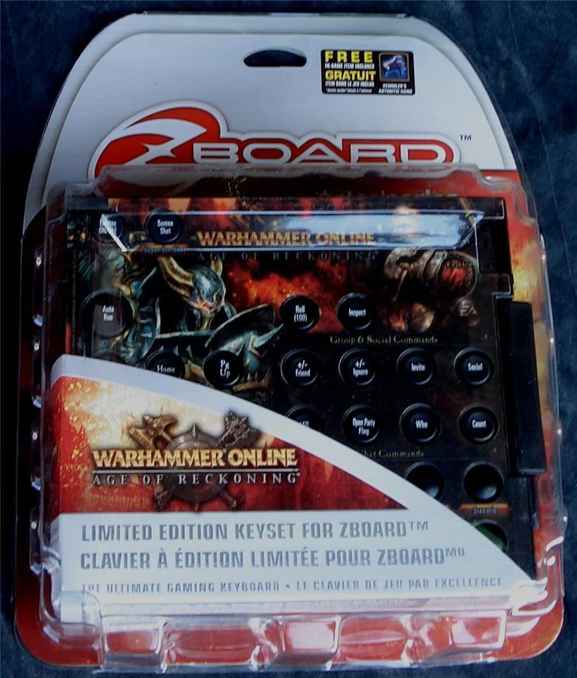 SteelSeries Warhammer Online: AoR Limited Ed Gaming Keyset for Zboard - NEW - Image 1 of 1