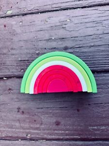 Watermelon Silicone Stacking Toy - Fun Nesting Toy for Kids - BPA-Free