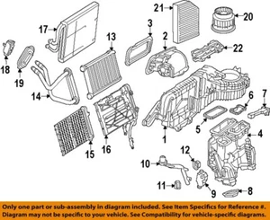 MERCEDES OEM 15-23 AMG GT 43 Evaporator Heater Components-Filter 2058350147 - Picture 1 of 1