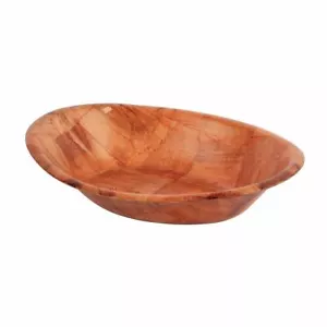 Olympia Wooden Bowl Oval Buffet Food Display Service Dish Tray 12 x 9" - Large - Picture 1 of 4