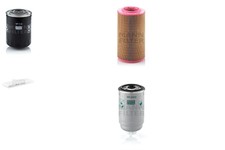 MANN FILTER inspection package filter set XL filter insert with water separator