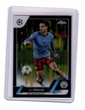 Jack Grealish Topps UCC Chrome 2022/23 Black And Gold Seismic 23/30