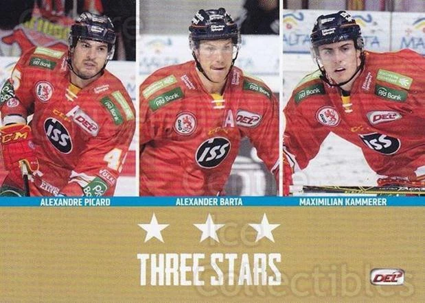 2017-18 German DEL #289 Alexandre Picard, Alexander Barta, Maximilian Kammerer - Image 1 of 1
