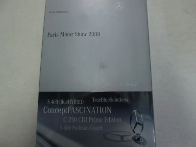 2008 Mercedes Benz Paris Motore Mostra Premere Informazioni Kit Foto CD - Immagine 1 di 4