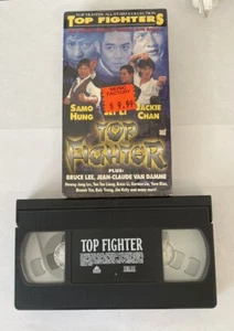 TOP FIGHTER (VHS) Martial Arts - Bruce Lee, Jackie Chan, Bolo Yeung - Picture 1 of 2