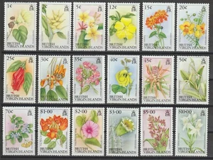 BRITISH VIRGIN ISLANDS 1991/95 SG 765/783 MNH Perf 12 (18 VALUES) - Picture 1 of 1