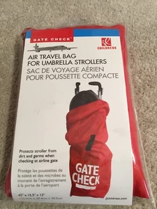 CHILDRESS GATE CHECK Red Air Travel Bag: Umbrella Strollers. 45”x15.5”x12”. NEW. - Picture 1 of 5