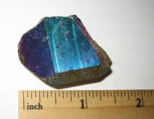 HERMOSA PUNTA DE CRISTAL DE CUARZO DE TITANIO TERMINADA DE 1,4" (TRATADA EN EE. UU.) ~ 23,6 g *A - Imagen 1 de 12