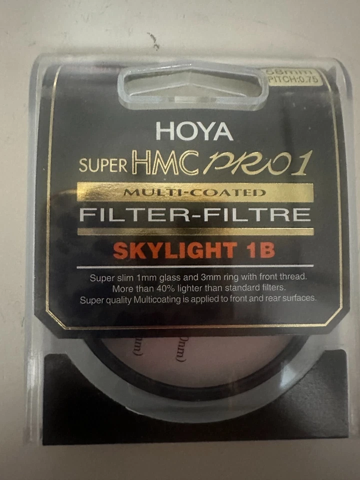 58mm HOYA Super HMC Pro 1 Skylight 1B - Image 1 of 1