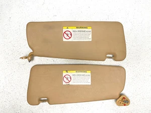 94-99 BMW 318i 325i 328i E36 SEDAN LEFT & RIGHT SUNVISOR SHADE COVER SET 215 OEM - Picture 1 of 18