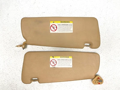 94-99 BMW 318i 325i 328i E36 SEDÁN IZQUIERDA Y DERECHA PARASOL JUEGO DE CUBIERTA 215 OEM Foto 1 de 4