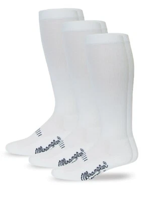 Paquete de 3 pares de calcetines Wrangler Western Boot acolchados sobre la pantorrilla para hombre Foto 1 de 4