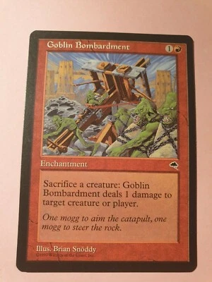 GOBLIN BOMBARDMENT▪︎TEMPEST ▪︎1997▪︎ENGLISH▪︎MTG▪︎NM(-) #C053 - Image 1 of 4
