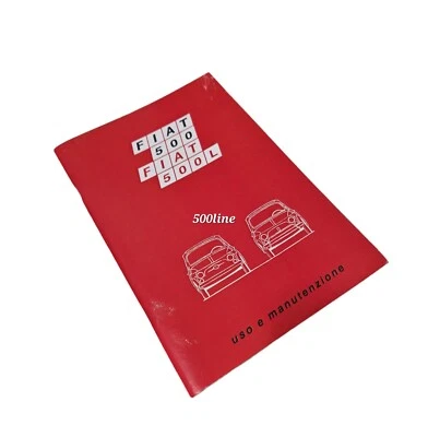 Libretto uso e manutenzione Fiat 500 F L d'epoca fino al 1971 Alta Qualità  - Imagen 1 de 2