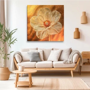 Flower in digital painting style. Print on canvas. Painting on canvas Home Decor - Picture 1 of 24