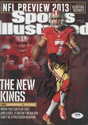 Colin Kaepernick Signed Autographed Sports Illustrated Magazine Psa/Dna Coa 49er - Image 1 of 3