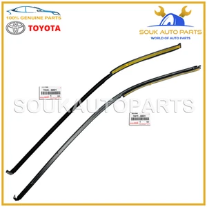 75533-60031 75534-60021 Genuine Toyota MOULDING SET, WINDSHIELD, OUTSIDE RH & LH - Bild 1 von 3