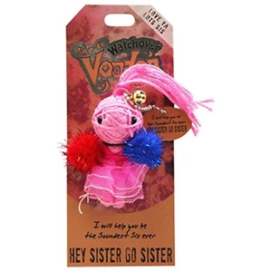 Portachiavi Watchover Voodoo Dolls Hey Sister Go Sister - Foto 1 di 2