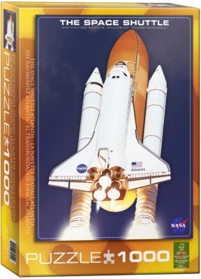 The Space Shuttle Atlantis 1000 Piece Jigsaw Puzzle Eurographics New - Image 1 of 2