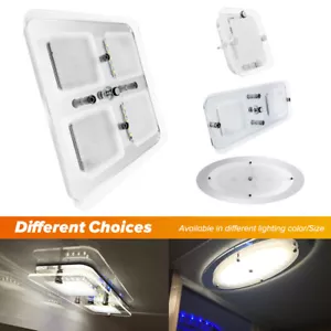12V 3.5"/7"/8.7"/15.7" Crystal LED Ceiling Light Fixture Camper Boat Kitchen - Picture 1 of 49