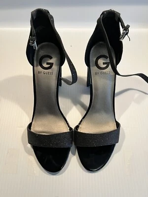 G by Guess Mujer Shantel3 Punta Abierta Ocasión Especial Negro Brillante Talla 8M Foto 1 de 4
