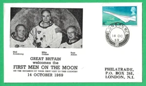 GREAT BRITAIN WELCOMES FIRST MEN ON THE MOON 14th OCTOBER 1969 ~ LONDON CDS - Picture 1 of 1