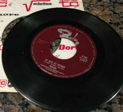 DALIDA 45 "Le Jour De Retour / Quand Revient L'été" BARCLAY Canadá 1963' Foto 1 de 2