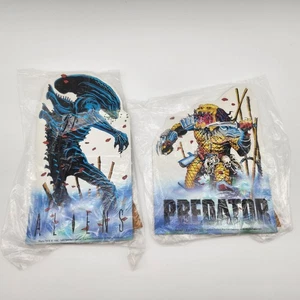 Aliens VS Predator 1994 20th Century Fox-Mini Cardboard Standee Set Lot Sealed  - Picture 1 of 6