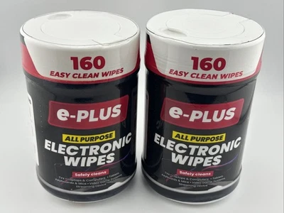 2 E-Plus for Electronics 160 Count Screen & Surface Cleaning Wipes LCD - Plasma - Image 1 of 4